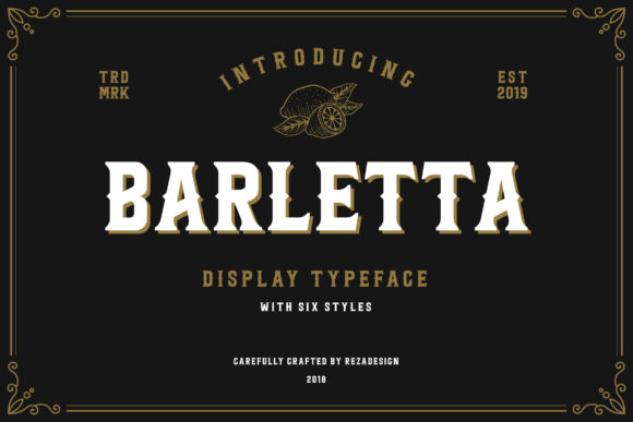 폰트 Barletta